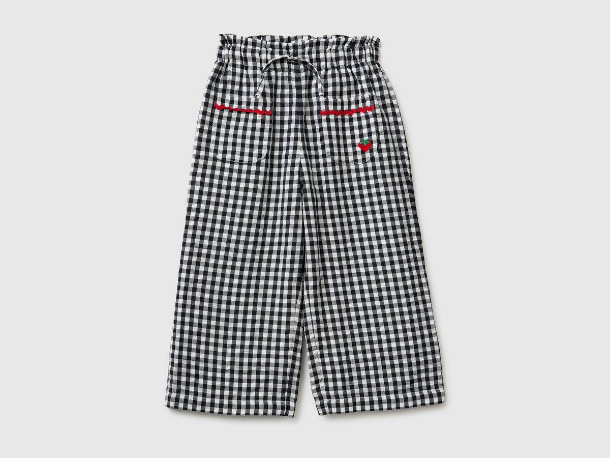 Gingham trousers