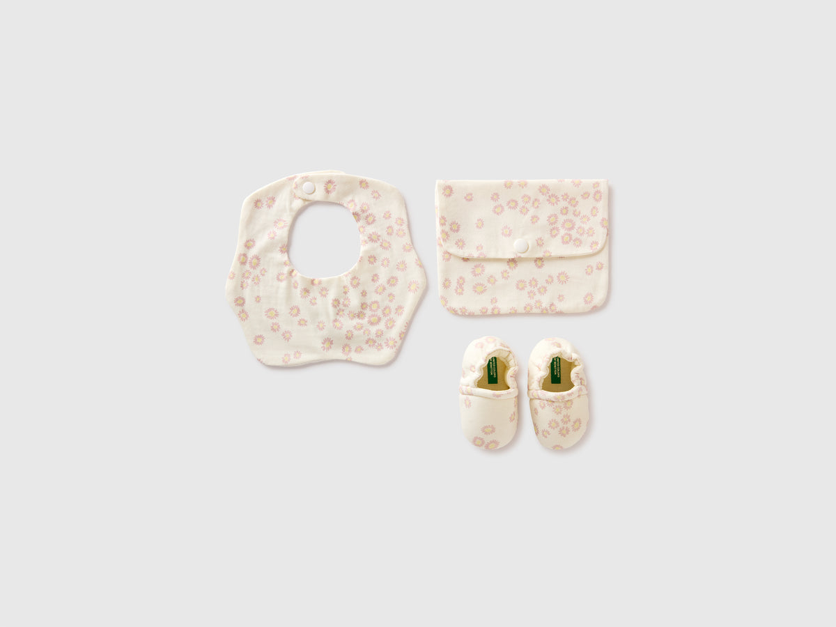 Accessory set floral print