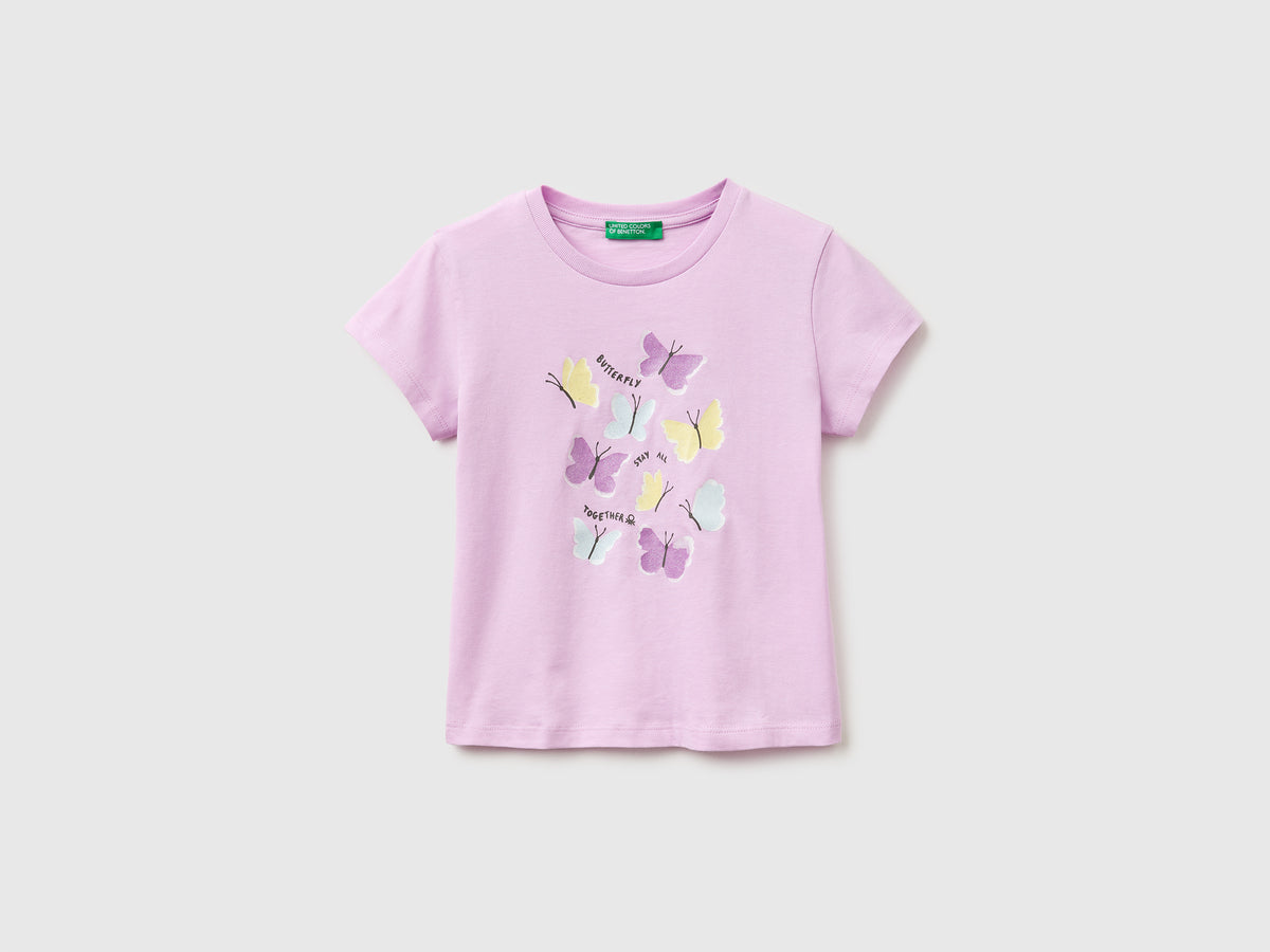 T shirt print glitter