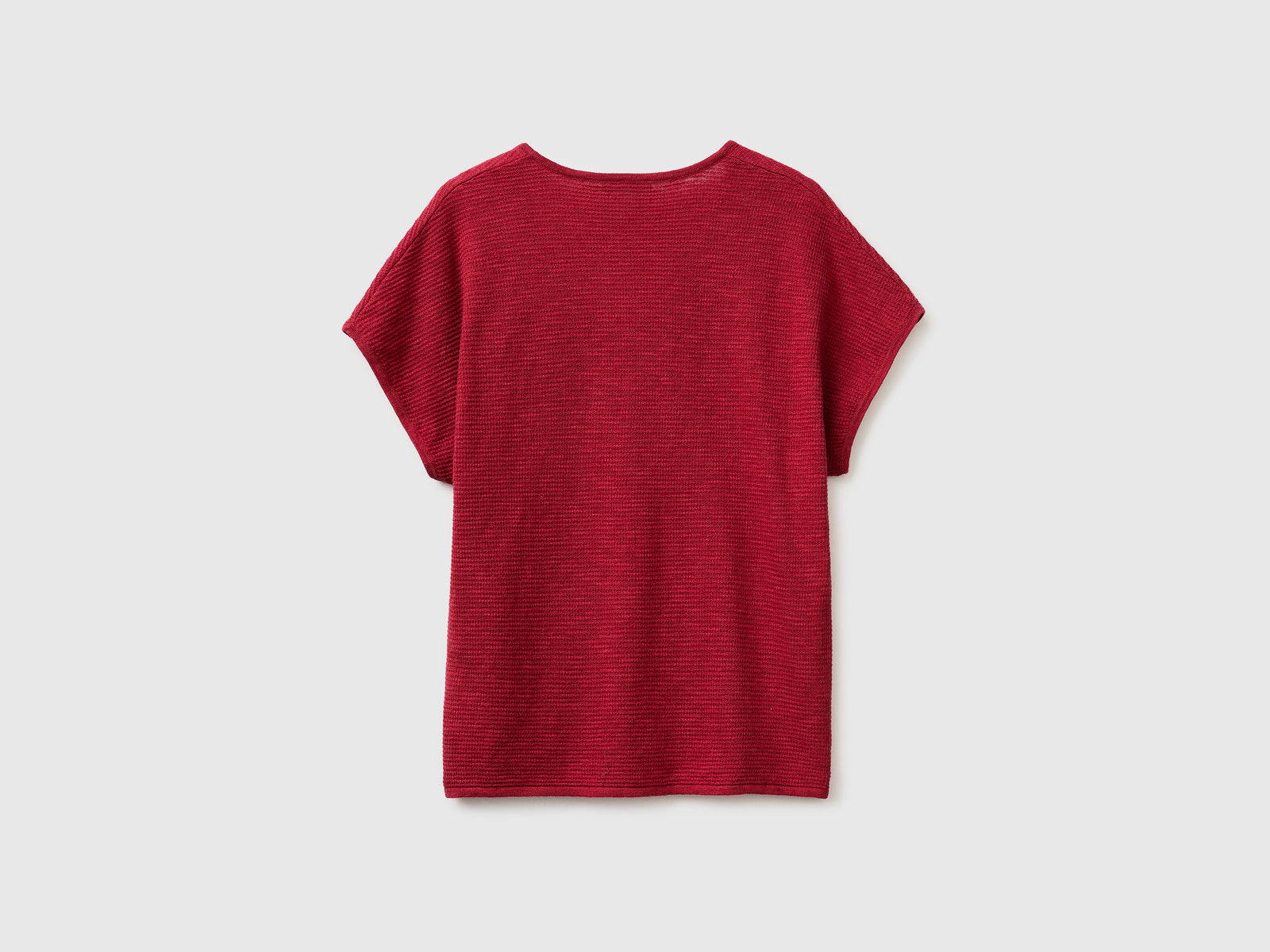 V-neck sweater in linen blend - ucb_image_BS