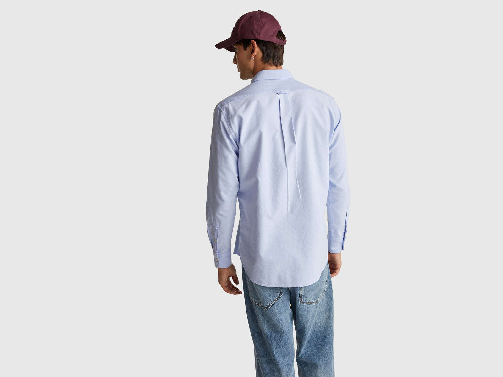 Camisa azul-claro regular fit button down - ucb_image_B