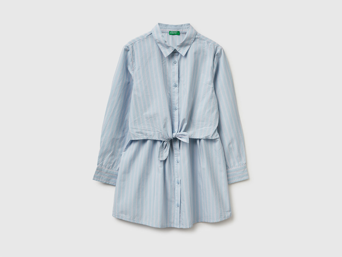 Striped shirt dress