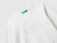 T-shirt com logótipo glitter em algodão - ucb_image_DS1