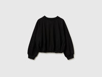 Oversized sweatshirt with jewel patch - ucb_image_BS