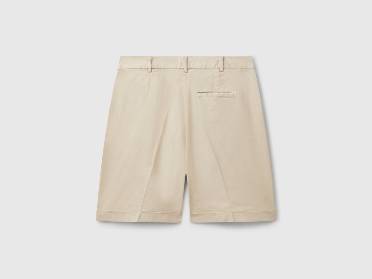 Bermudas com dobra em algodão stretch - ucb_image_BS