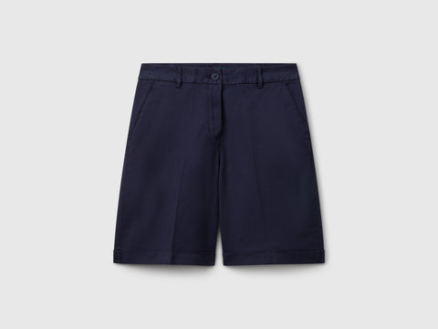 Bermudas com dobra em algodão stretch - ucb_image_FS