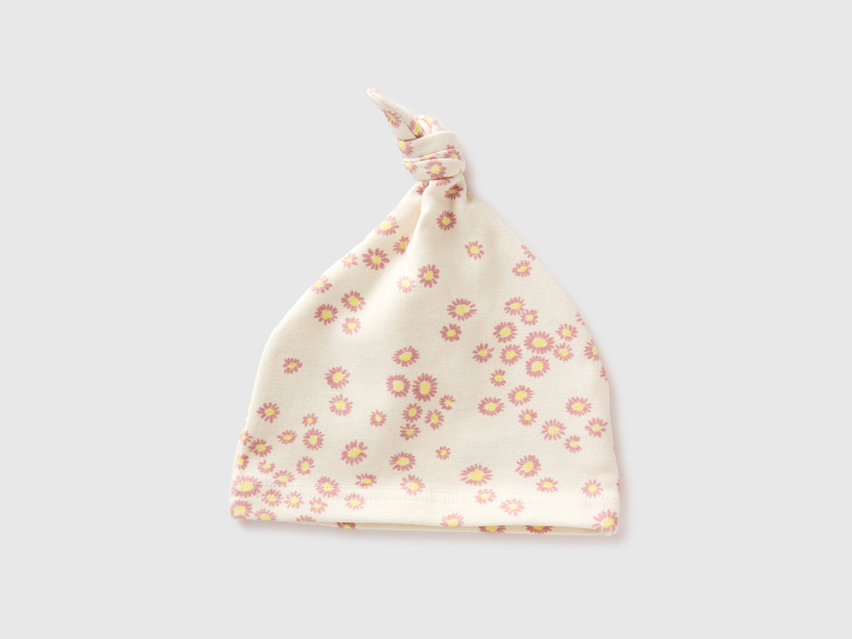 Cap floral print
