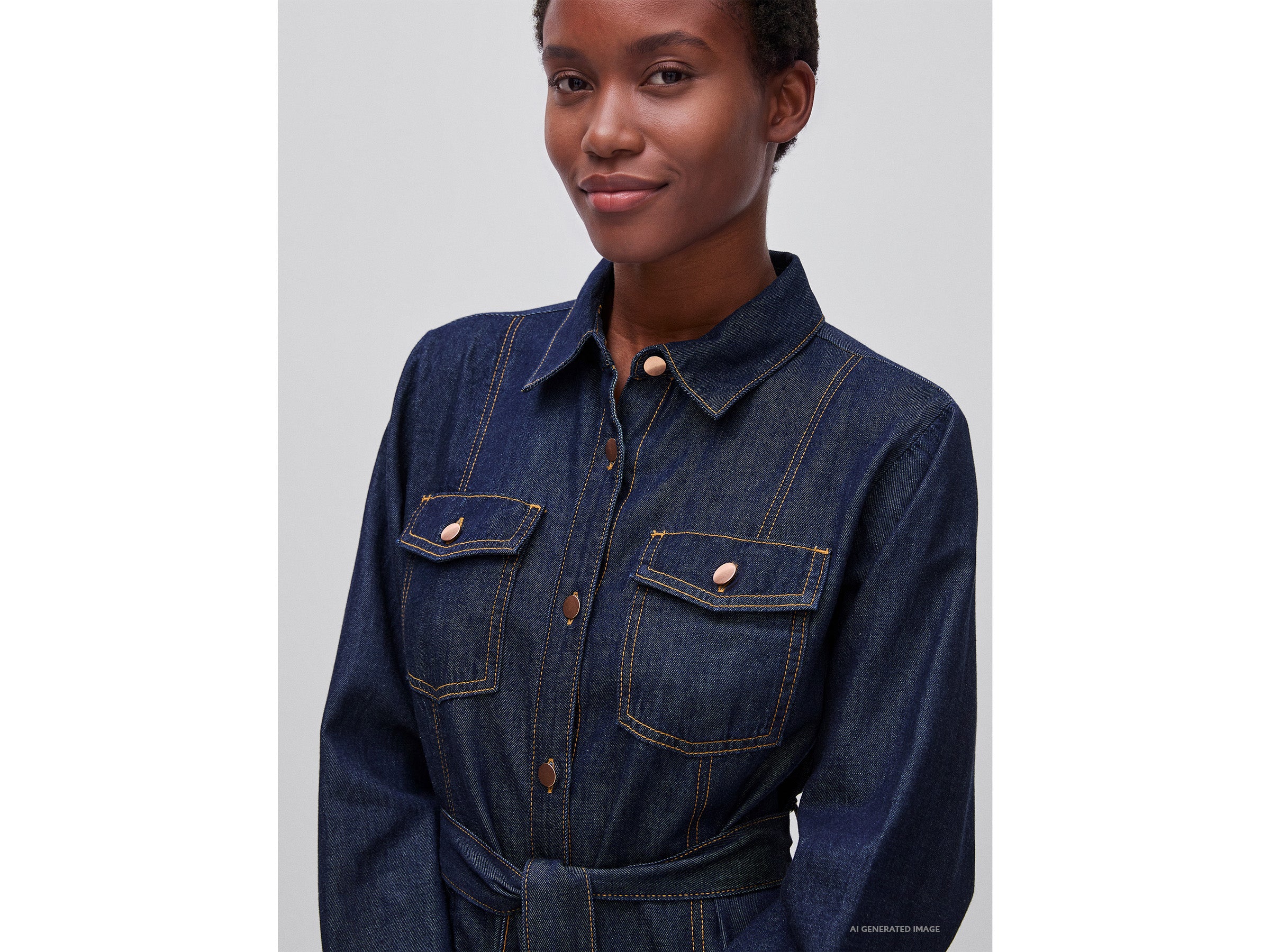 Vestido de jeans com cinto  - ucb_image_FY