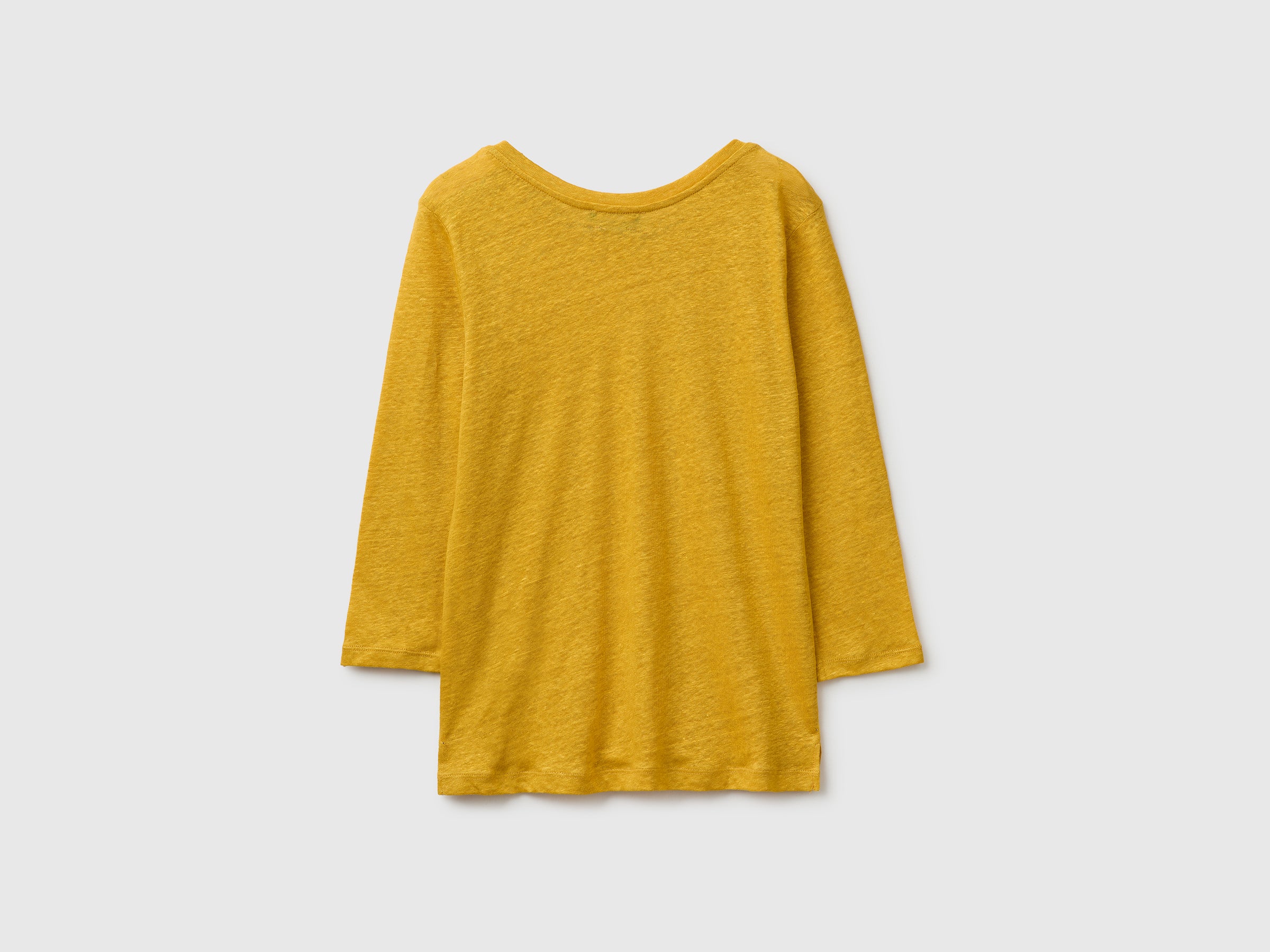 Boat-neck T-shirt in pure linen - ucb_image_BS