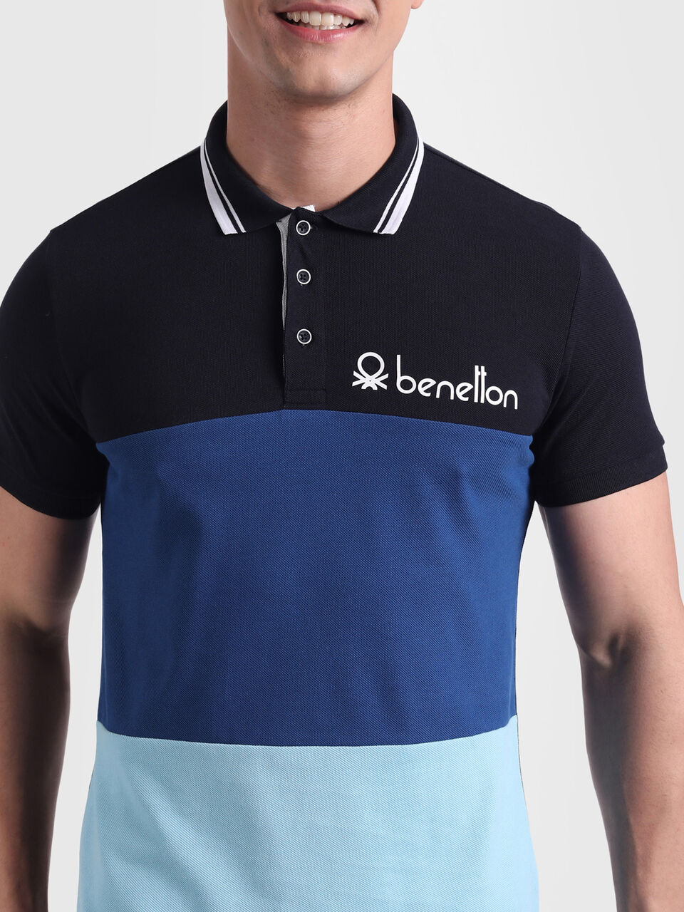 Color Block Polo image number null