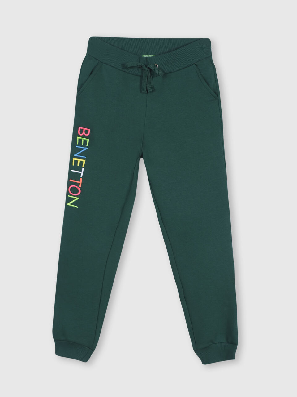 Basic Knit Pants with Benetton Text image number null