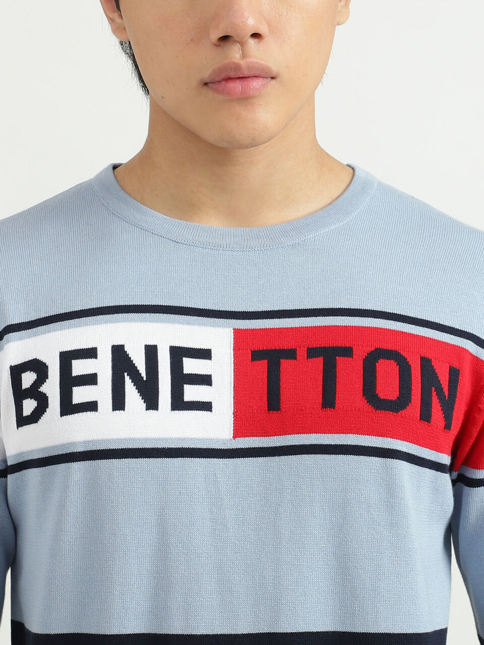 F/S COLOR BLOCKED BENE TTON TRICOT image number null