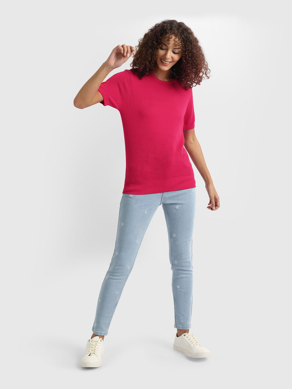 Textured Tricot Top image number null