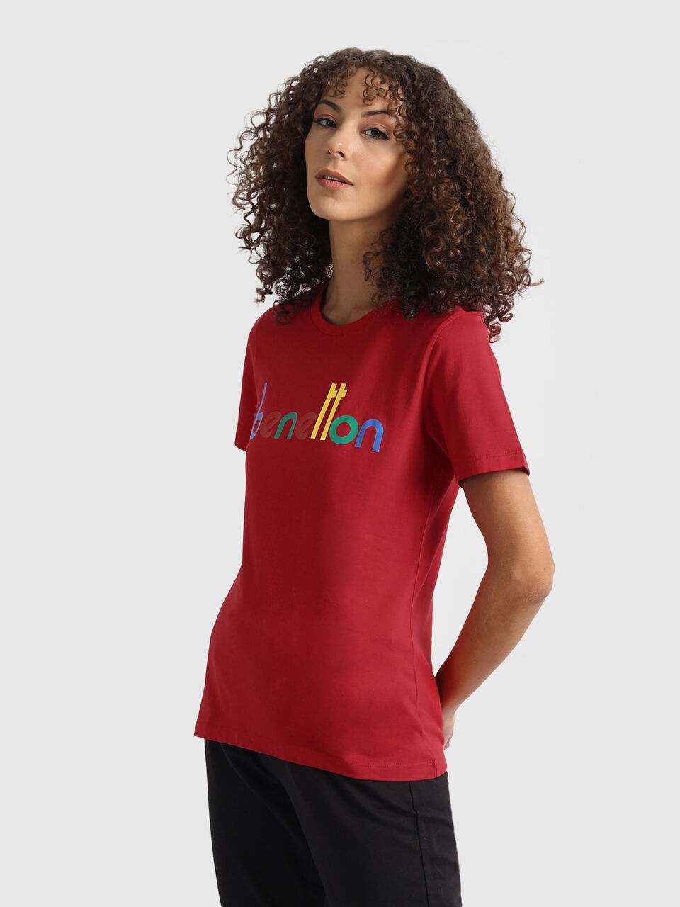 Pure Cotton Tee Shirt with Banner image number null
