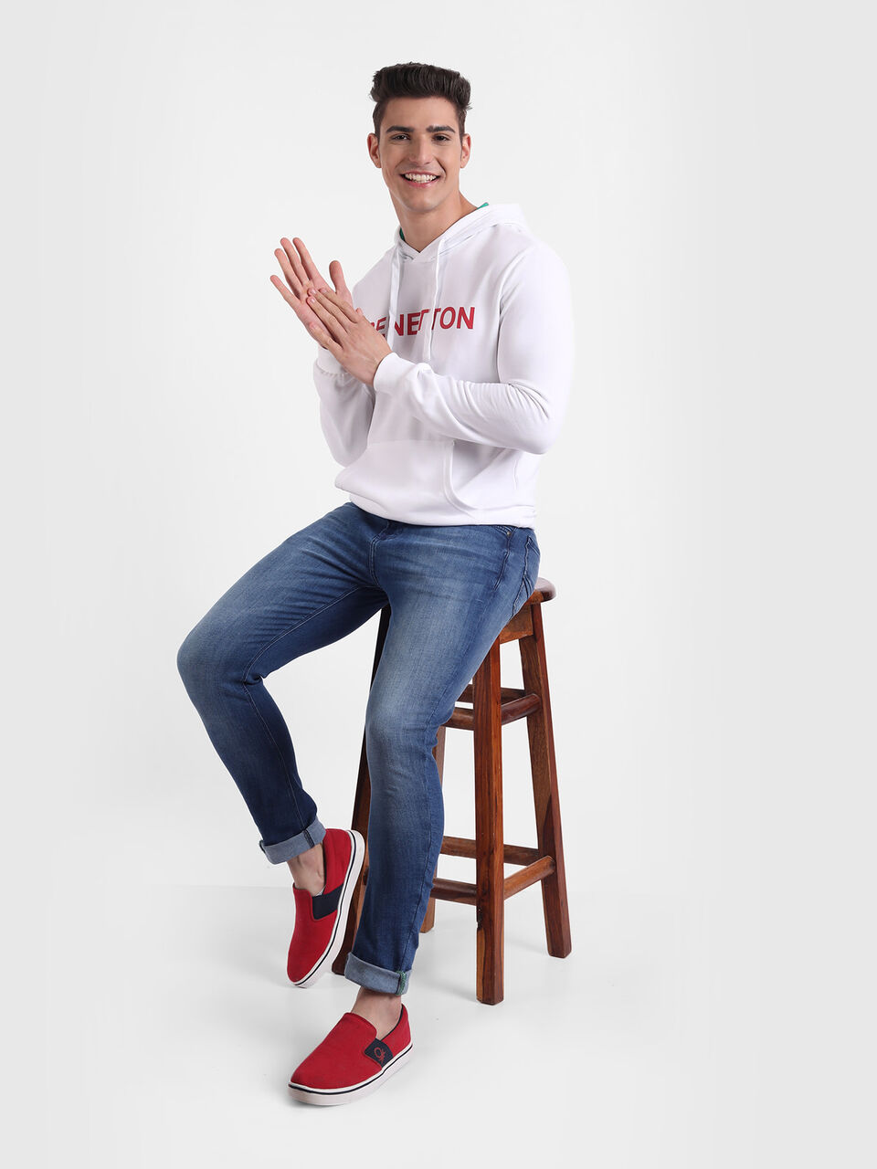 Basic Hoodie With Print image number null