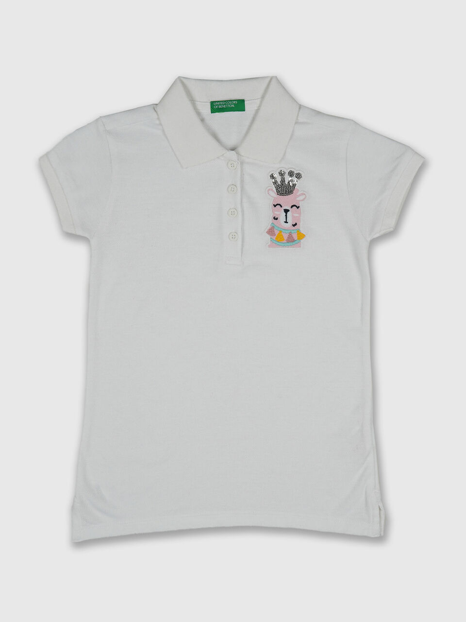 Solid Polo With Llama Badge image number null