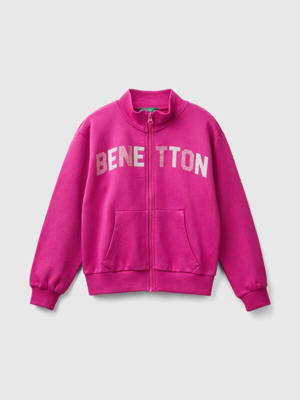 Sweatshirt with zip and collar Junior Girl