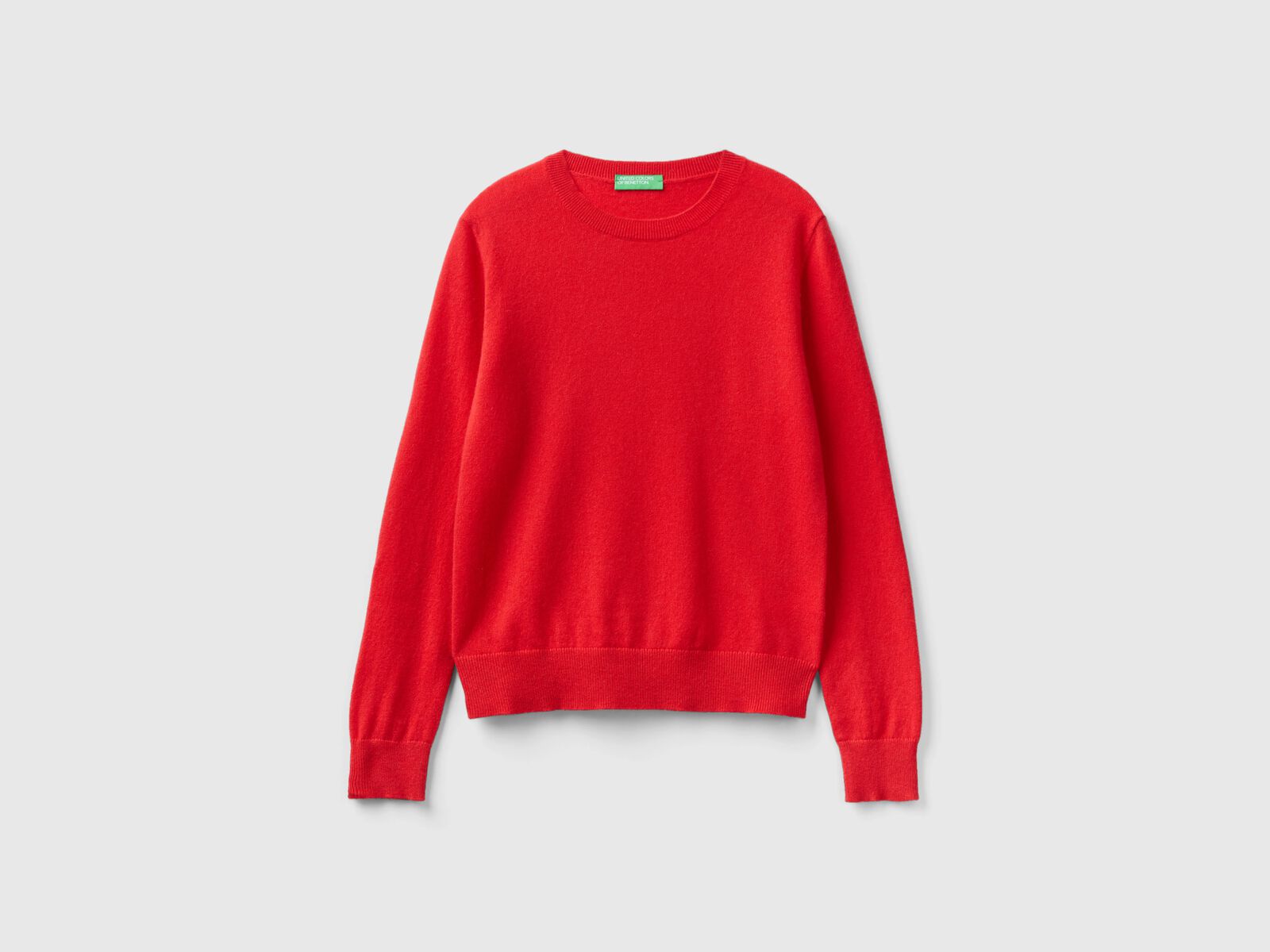 Subtle Luxury Washable Cashmere Sweater - Coral Red on Garmentory