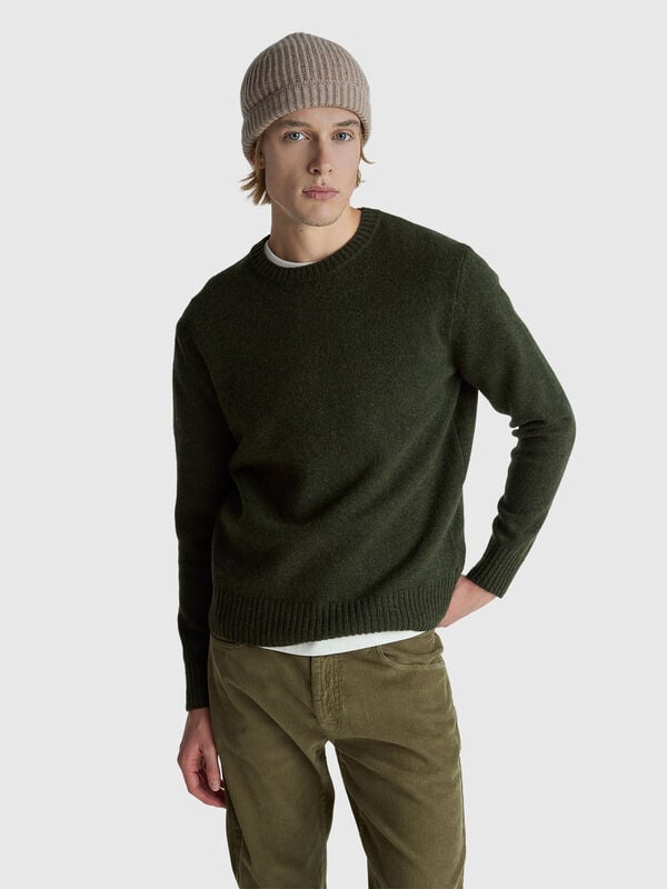 Sweater in Shetland wool Men