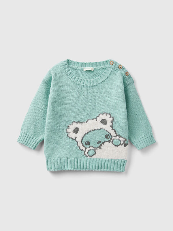 Sweater with inlay New Born (0-18 months)