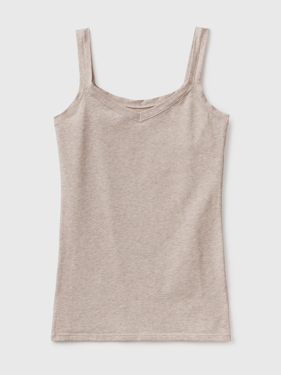 Buy Women's Super Combed Cotton Rib Fabric Slim Fit Solid Tank Top - Light  Grey Melange A113
