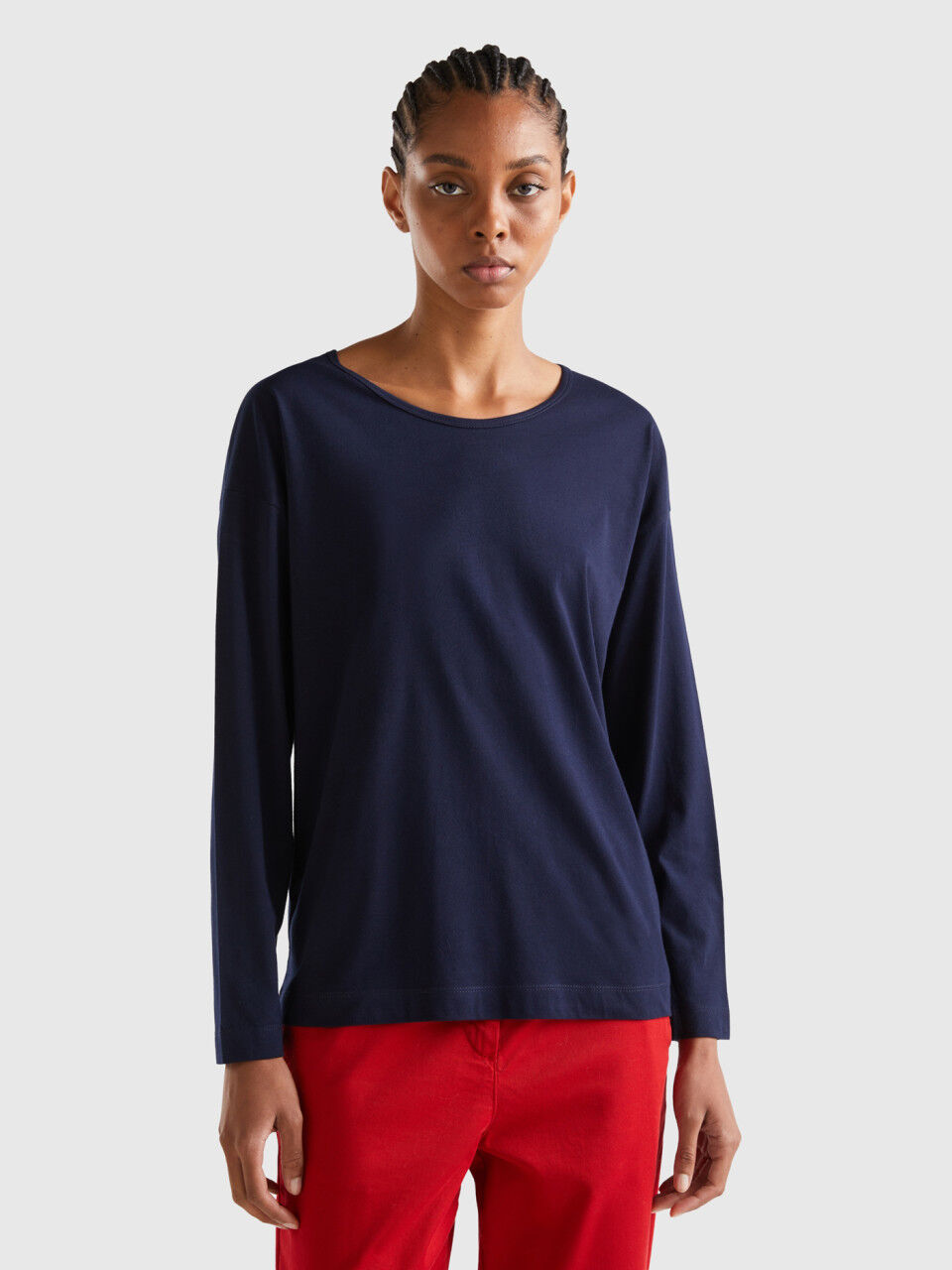 Women's Long Sleeve T-shirts New Collection 2023 | Benetton