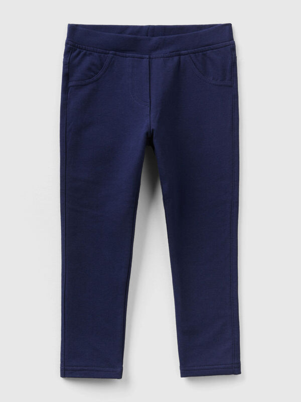 Jeggings in stretch organic cotton