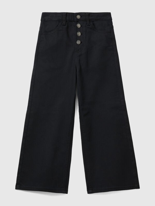 Wide fit high-waisted trousers Junior Girl