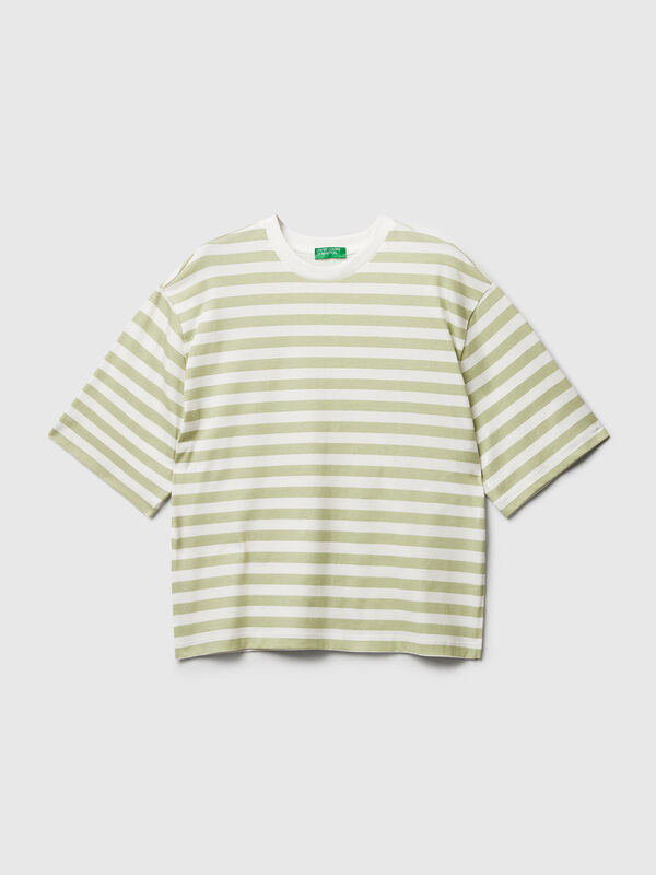 Oversized striped t-shirt Women