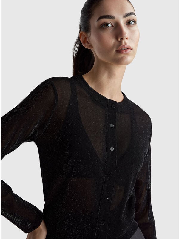 Cardigan with lurex Women