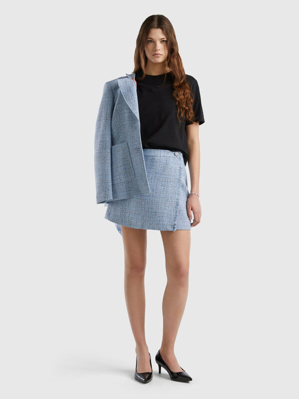Mini skirt in tweed Women