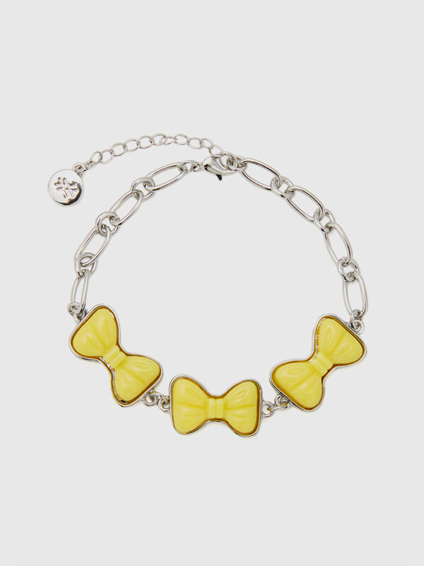 Bracelet with yellow bows Women