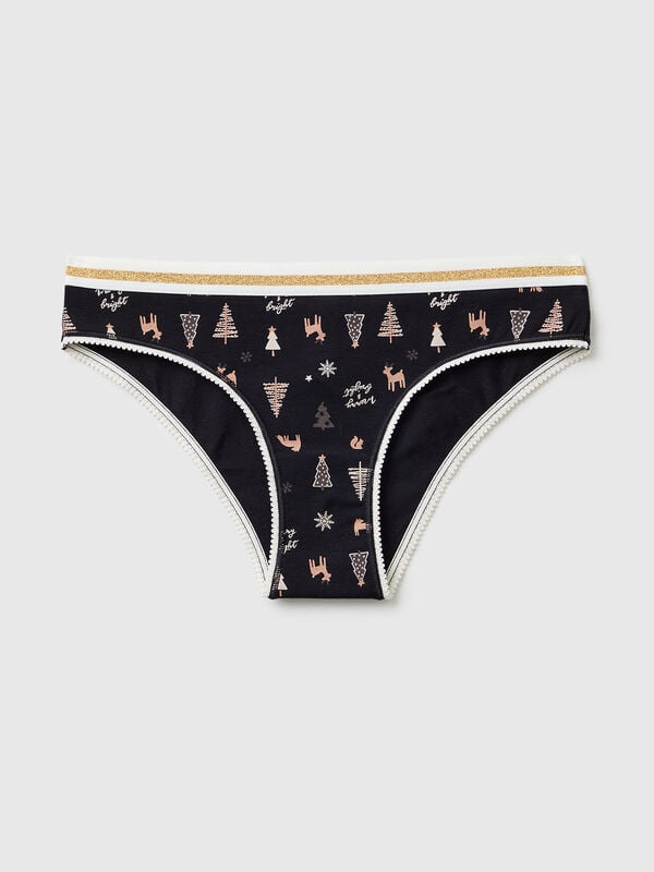 Underwear with Christmas print Women