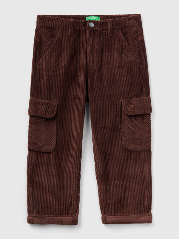 Velvet trousers with pockets Junior Boy