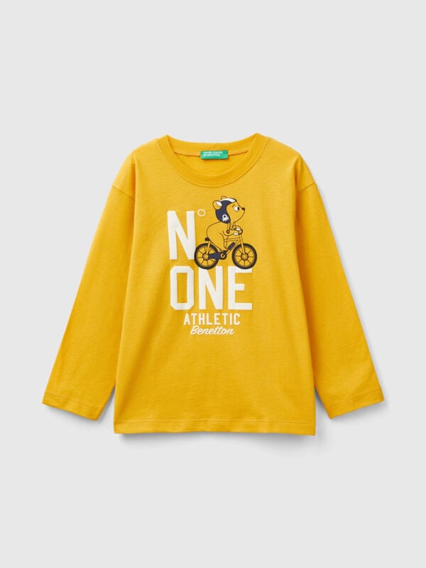 T-shirt in organic cotton with print Junior Boy