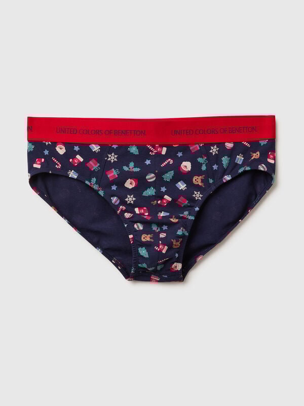 Underwear with Christmas print Men