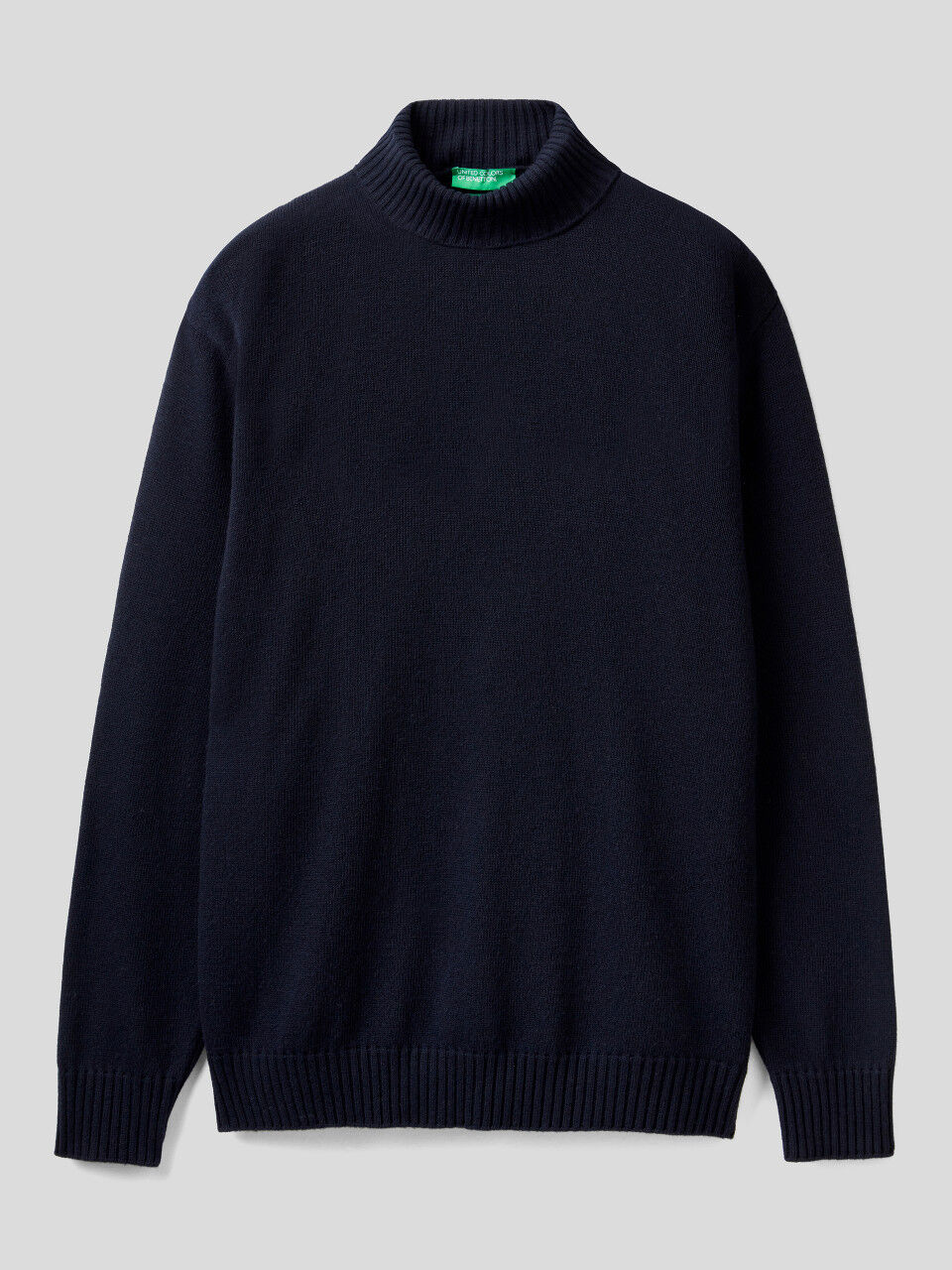 Valentino Wool High-neck Intarsia Sweater in Black for Men Mens Clothing Sweaters and knitwear Turtlenecks 