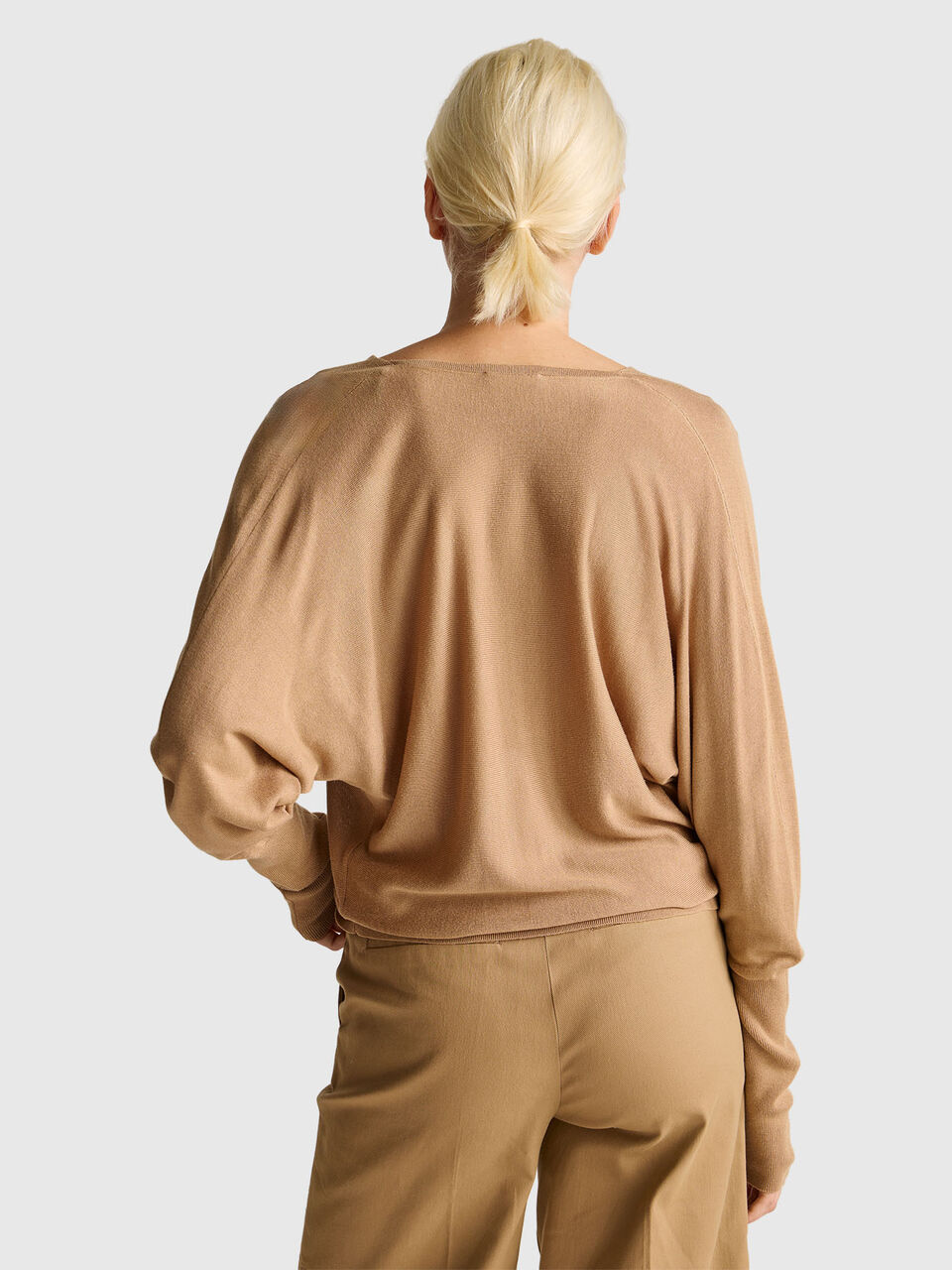 BOAT-NECK SWEAT.L/S Women image number null