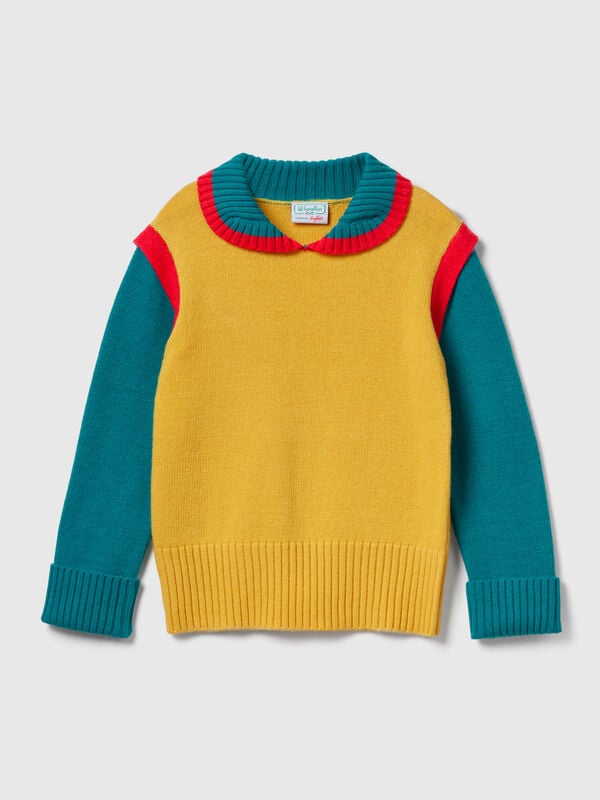 Stranger Things sweater with collar Junior Girl
