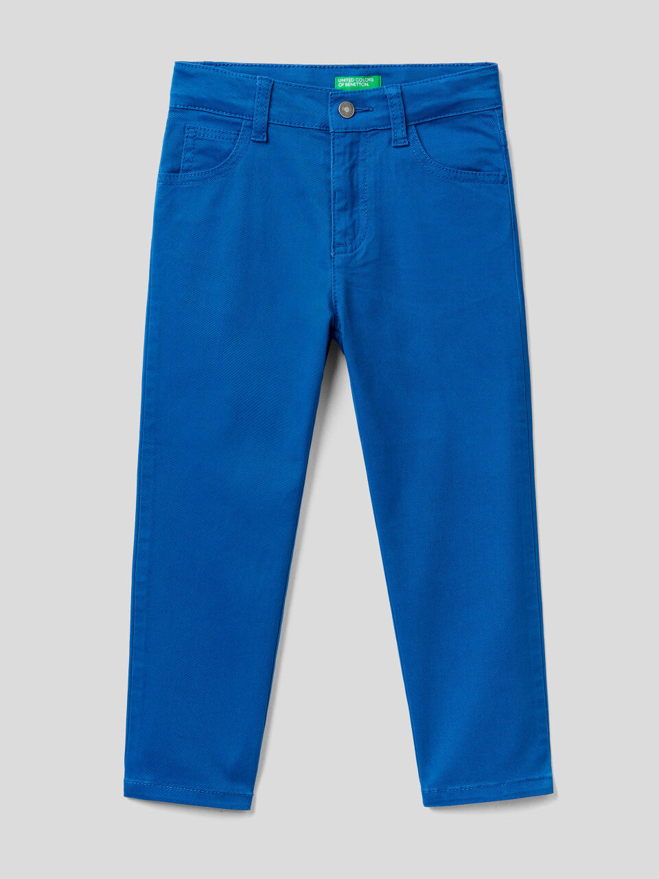 Chino Slim En Coton Stretch United Colors of Benetton Garçon Vêtements Pantalons & Jeans Pantalons Pantalons Slim & Skinny 