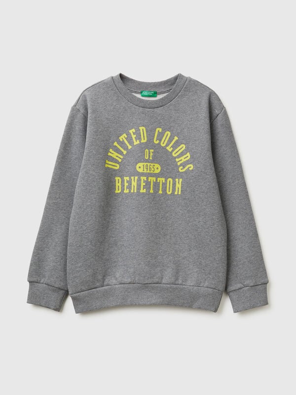 Warm sweatshirt with logo Junior Boy