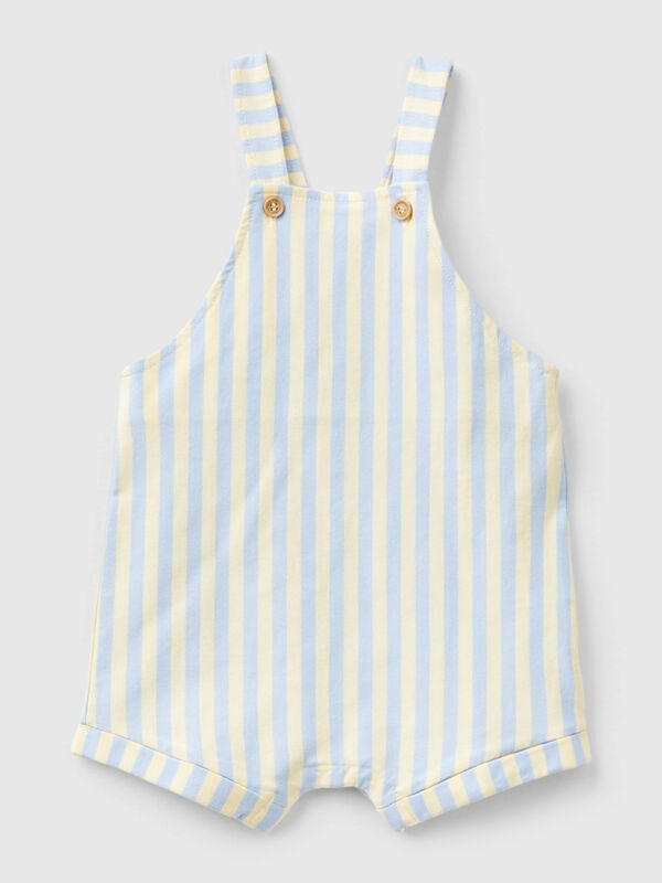 Striped rompers in organic cotton New Born (0-18 months)