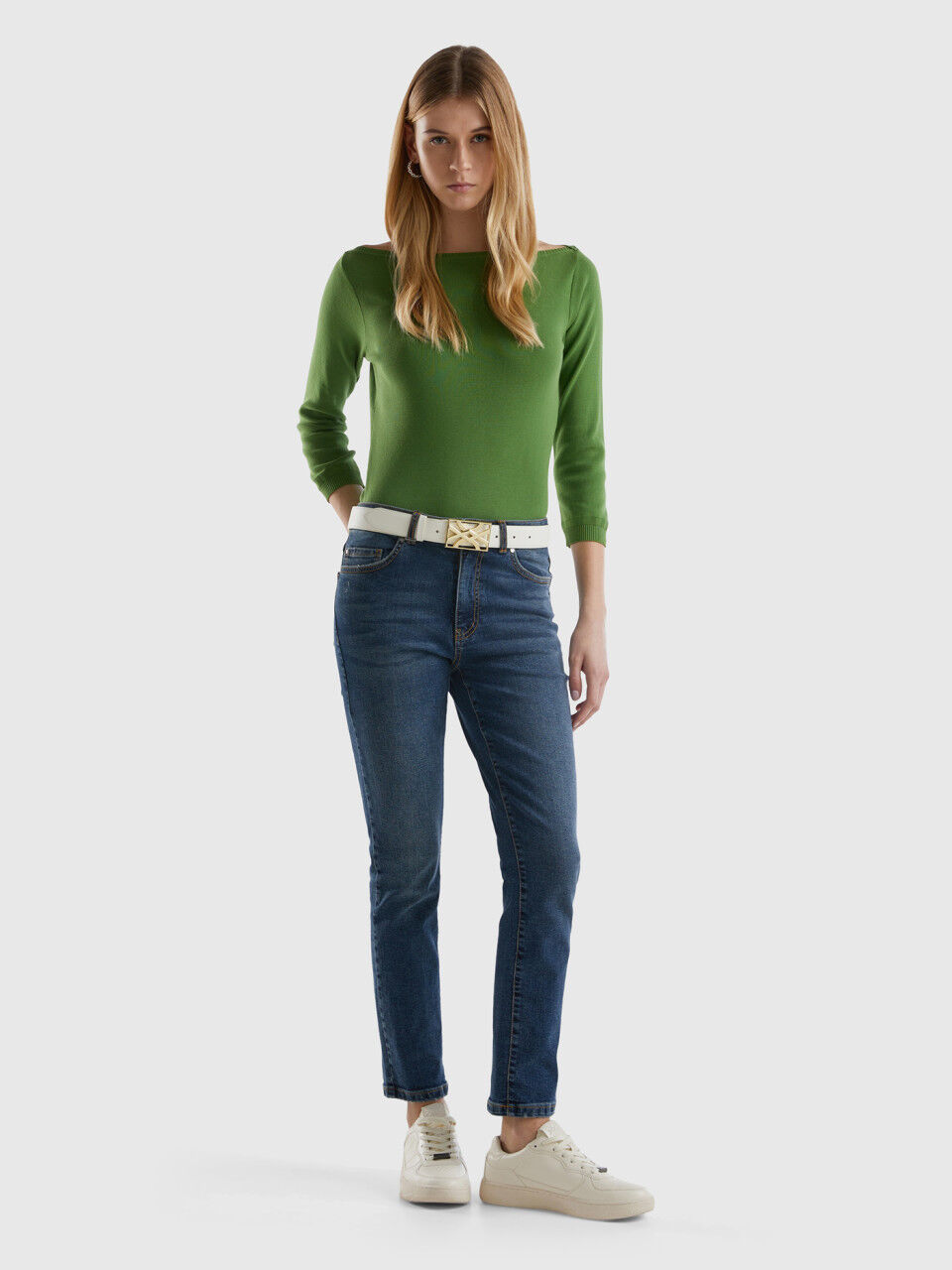 Dark green clearance jeans womens