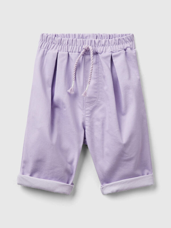 Stretch trousers with drawstring New Born (0-18 months)
