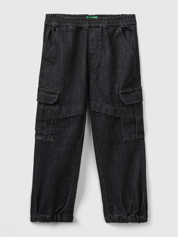 Jogger fit jeans with pockets Junior Boy