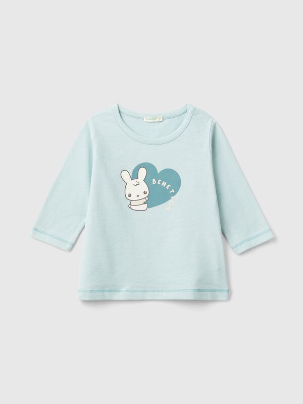 T-shirt in warm organic cotton New Born (0-18 months)