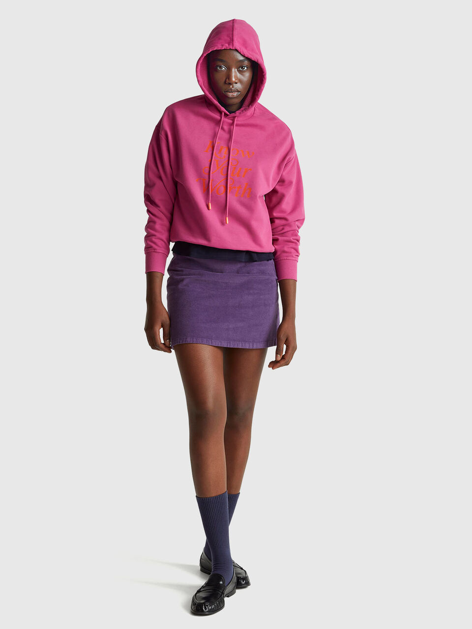 SWEATER W/HOOD Women image number null