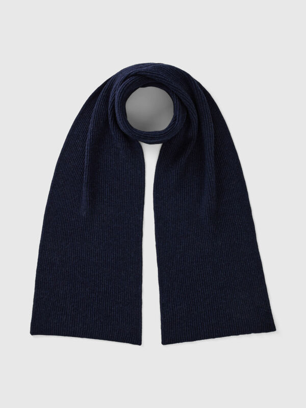 Scarf in wool and cashmere blend