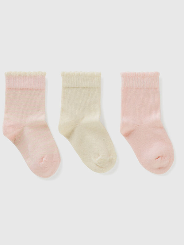 Sock set in pink tones New Born (0-18 months)