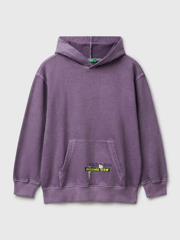 Oversized hoodie with print Junior Boy